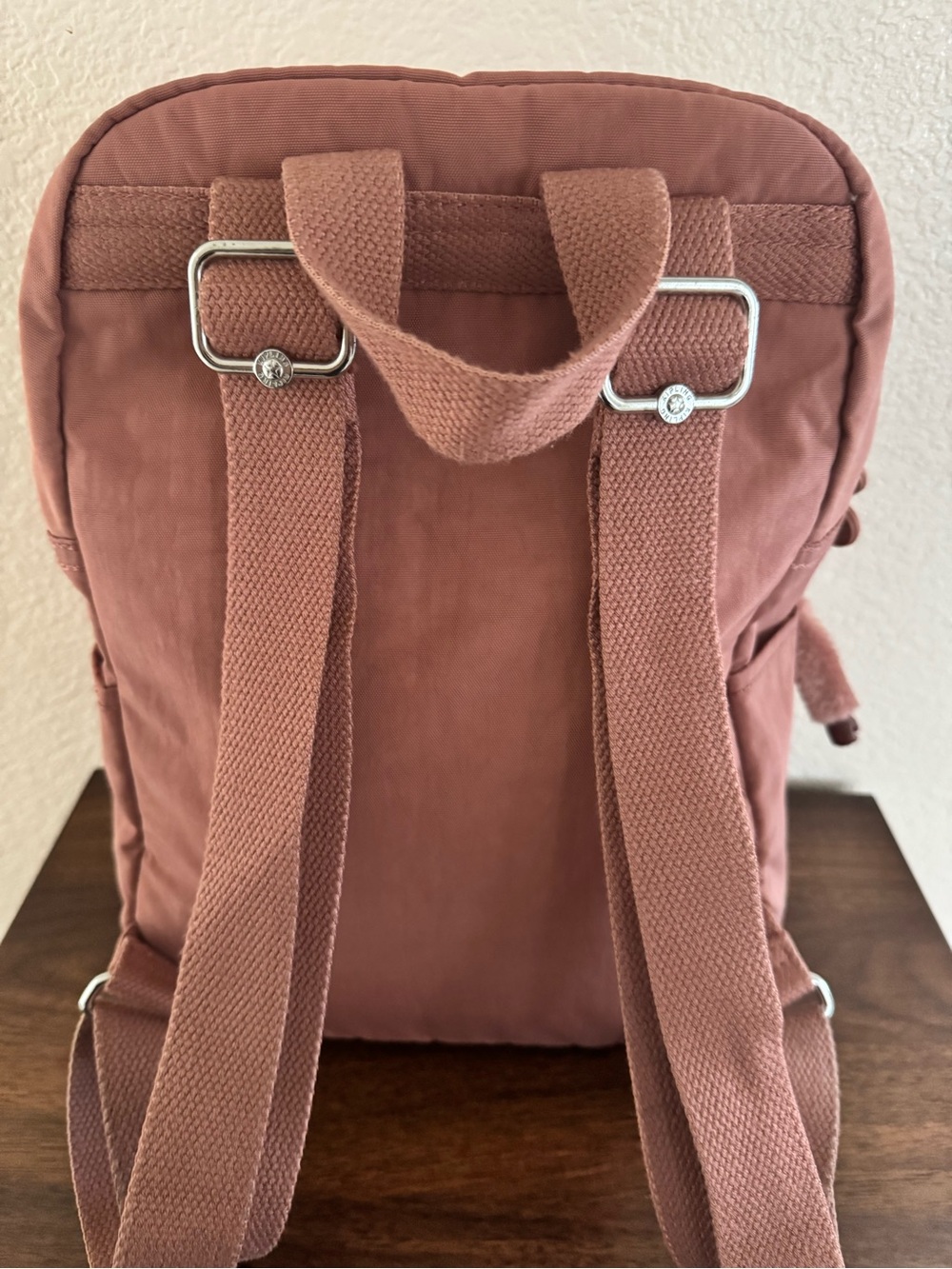 Kipling Dusty Rose Pink Mini Backpack with Orson Monkey Charm - Picture 5 of 14